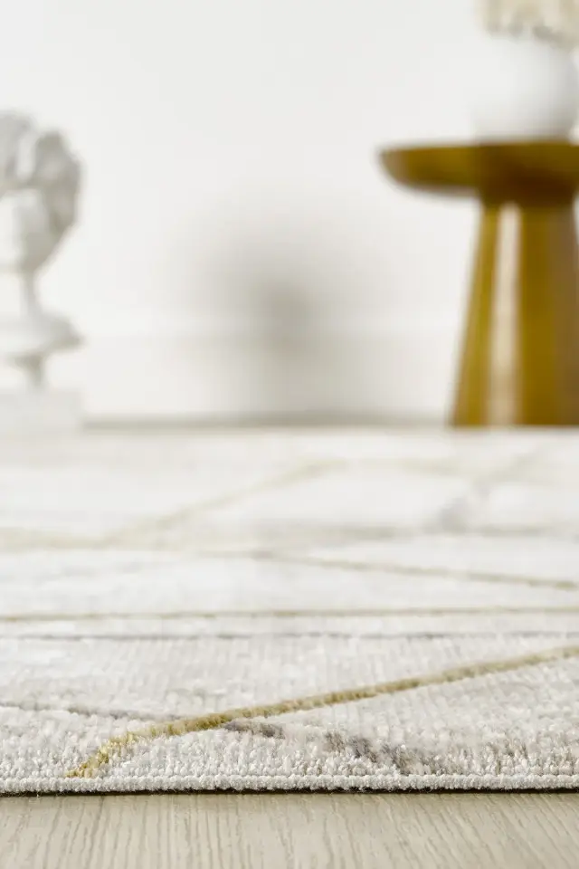 Seyran Halı Roma 425 Gold Akrilik Yüksek Kaliteli Modern Şık Halı