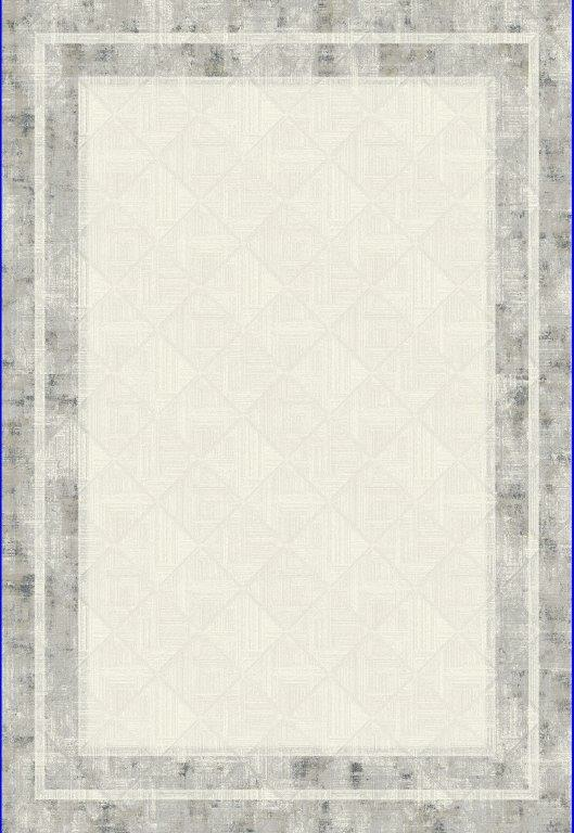 Elexus Halı Olimpos 3757 Gri Akrilik Viskon Yüksek Kaliteli Klasik Salon Halısı