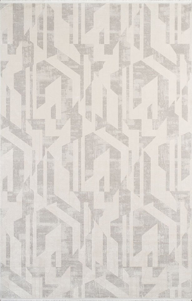 Pierre Cardin Halı Pier Zen HG15A Krem Gri Modern ve Geleneksel Desenli Kaliteli Halı