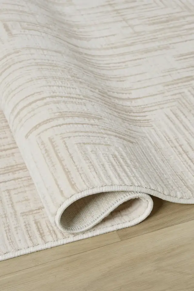 Seyran Halı Diva 0271 Bej Akrilik Pamuk Taban Modern Halı