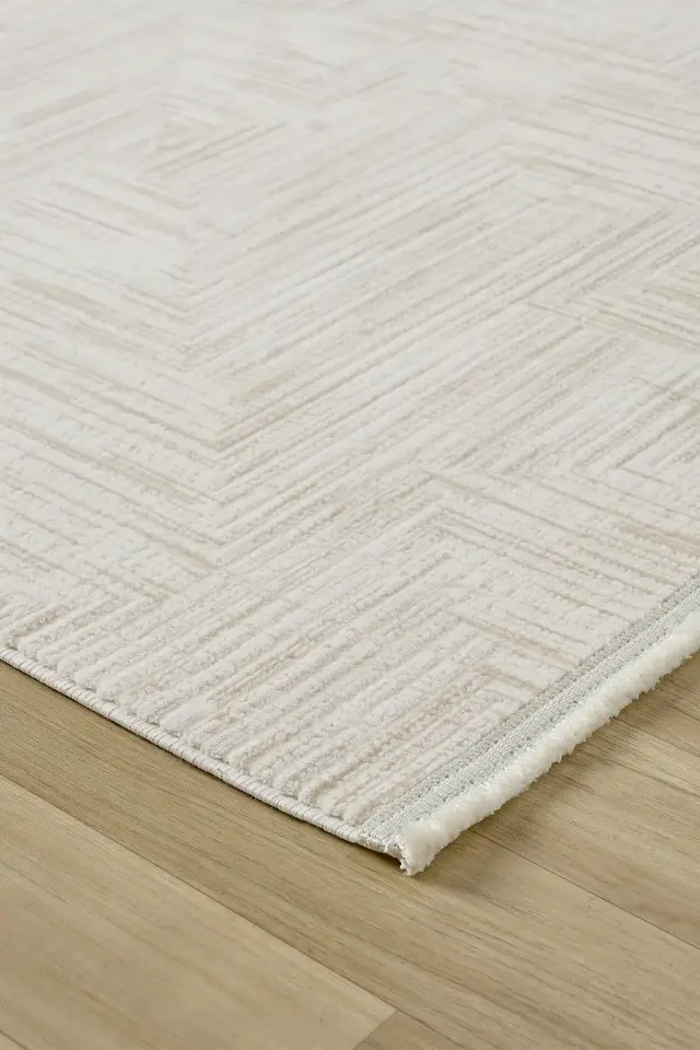 Seyran Halı Diva 0271 Bej Akrilik Pamuk Taban Modern Halı