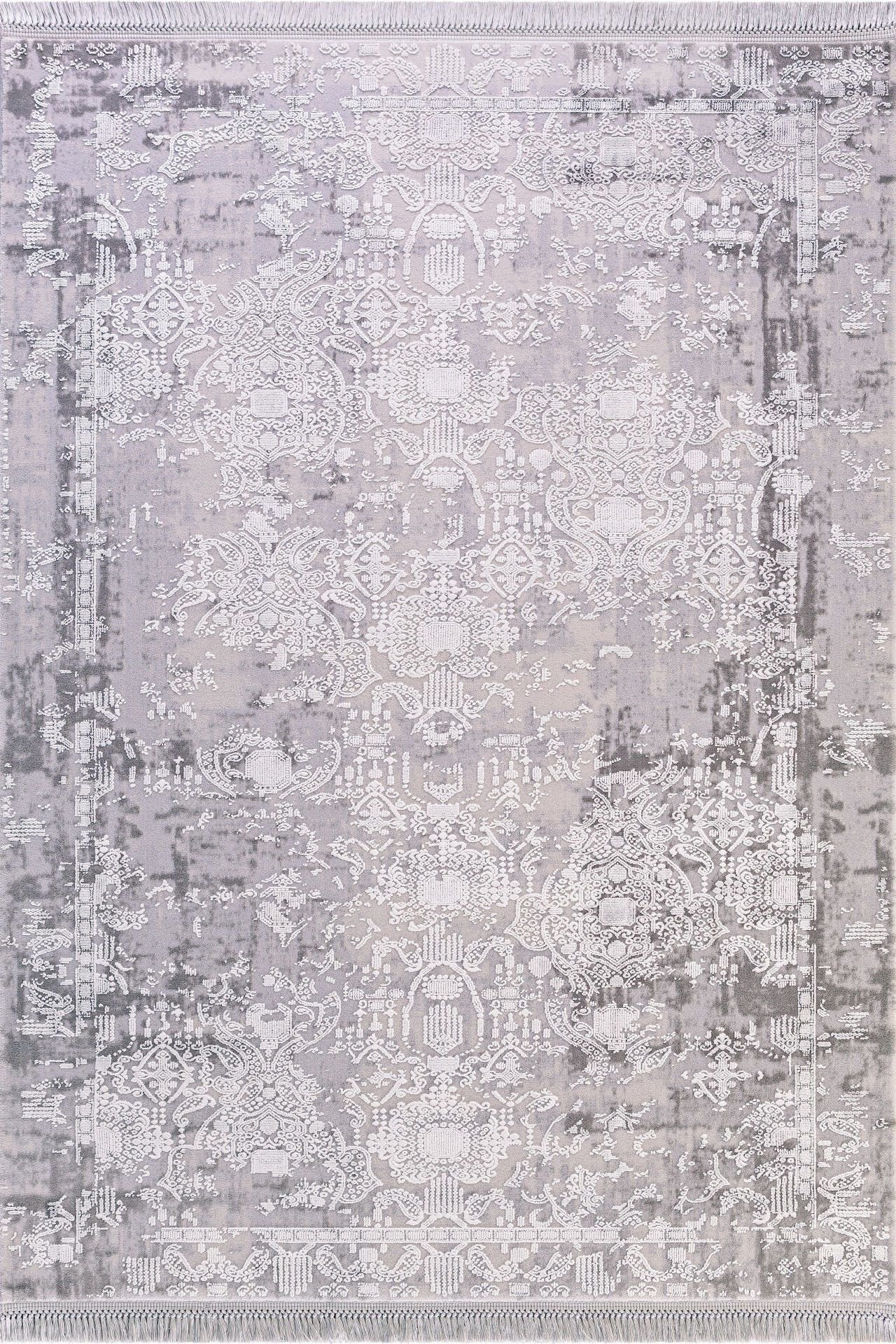 Artemis Halı Inspiration 0651G Gri Akrilik Viskon Bambu Yüksek Kaliteli Modern Şık Halı