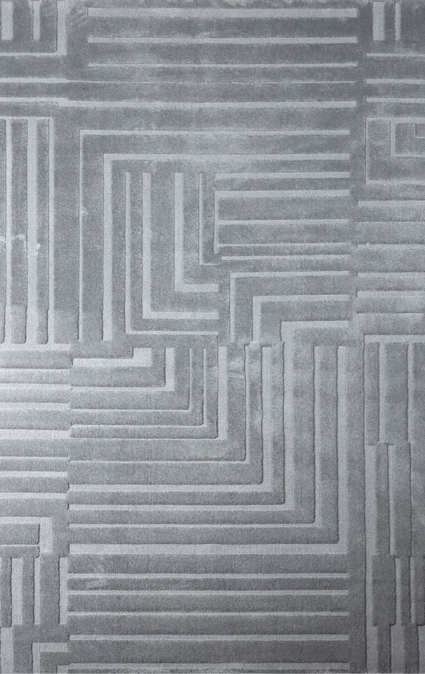 Nexus Halı Mojave MJ03 Gri Microfiber Polyester Yumuşak Dokulu Modern Halı