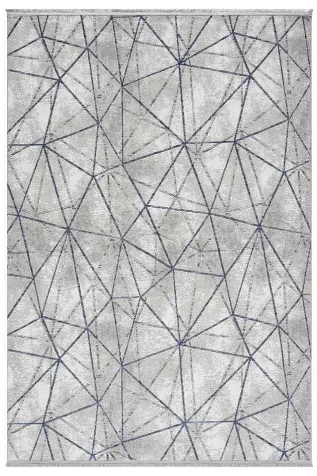 Seyran Halı Roma 425 Mavi Akrilik Yüksek Kaliteli Modern Şık Halı