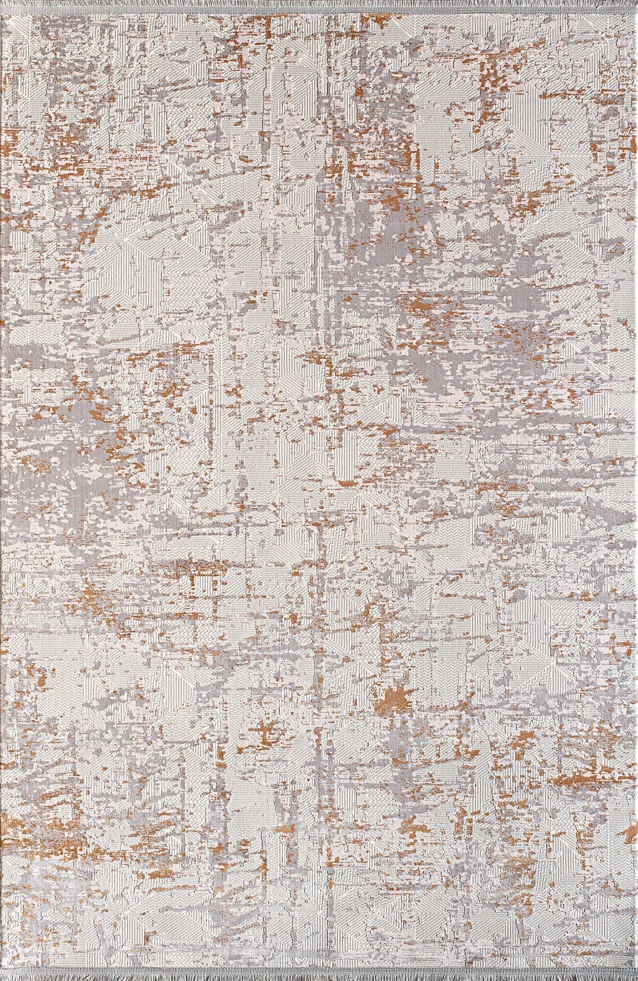 Artemis Halı Emma 09766D Krem Gri Viskon Akrilik Modern Oturma Odası ve Salon Halısı