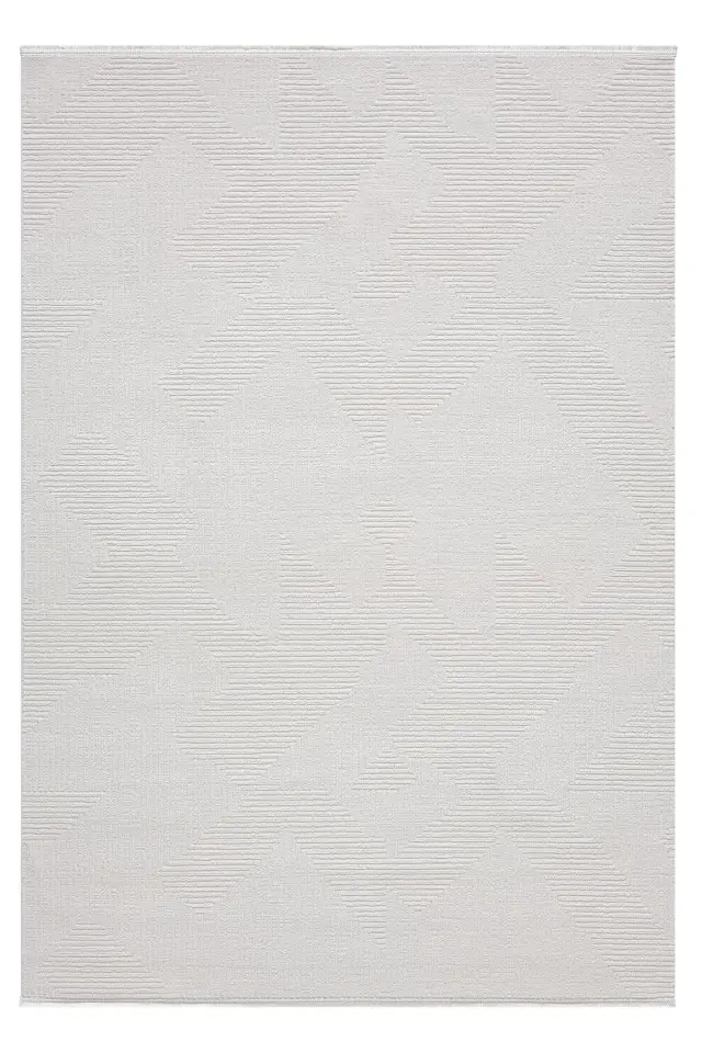 Seyran Halı Diva 0271 Krem Akrilik Pamuk Taban Modern Halı