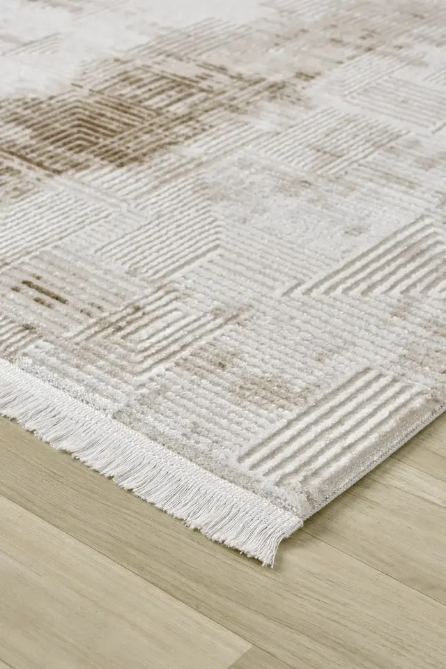 Seyran Halı Roma 426 Kahve Akrilik Yüksek Kaliteli Modern Şık Halı