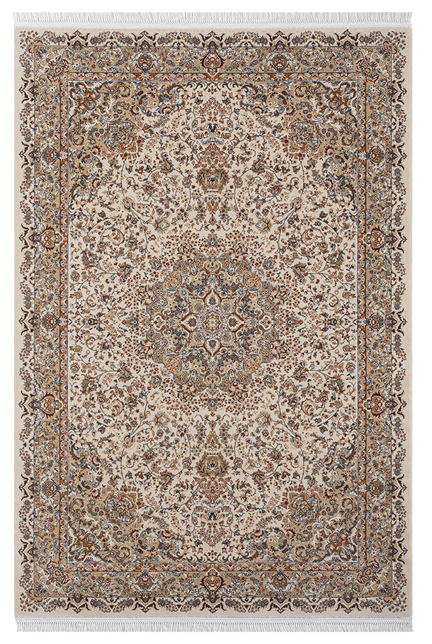 Royal Halı Jasmin IJ04E Krem Multi Etnik Desenli Akrilik Makine Halısı