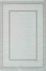 Artemis Halı Mina 9099B Krem Bej Akrilik Viskon Çerçeveli Şık Oturma Odası ve Salon Halısı