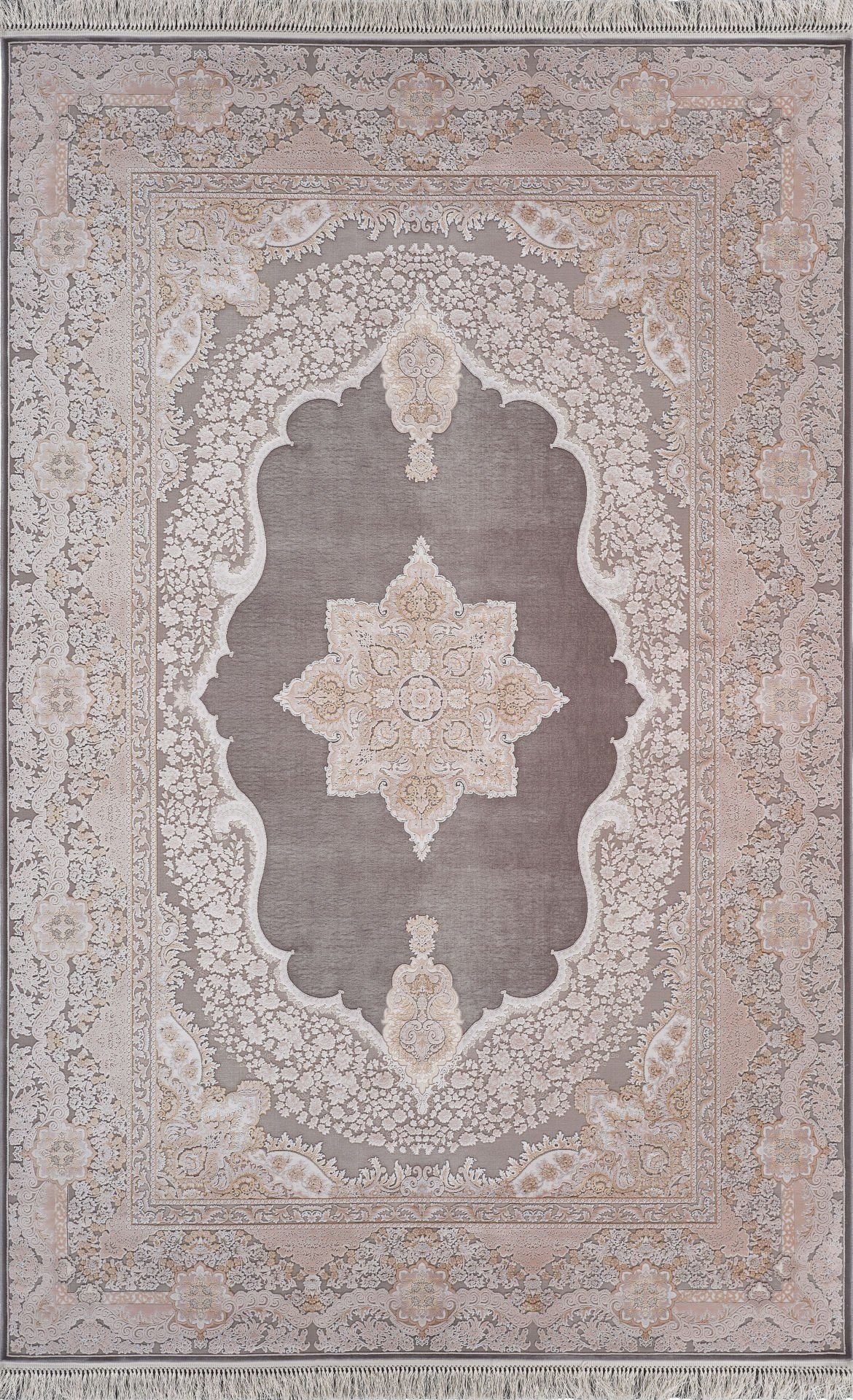 Artemis Halı Palace 5197D Viskon Çerçeveli Motifli Klasik Salon Halısı