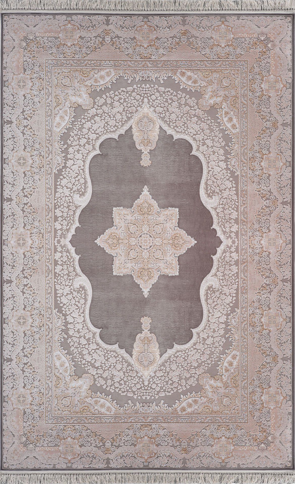 Artemis Halı Palace 5197D Viskon Akrilik Çerçeveli Motifli Klasik Salon Halısı