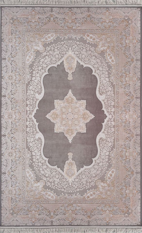 Artemis Halı Palace 5197D Viskon Akrilik Çerçeveli Motifli Klasik Salon Halısı