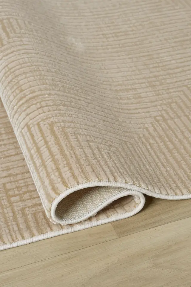 Seyran Halı Diva 0271 Vizon Akrilik Pamuk Taban Modern Halı