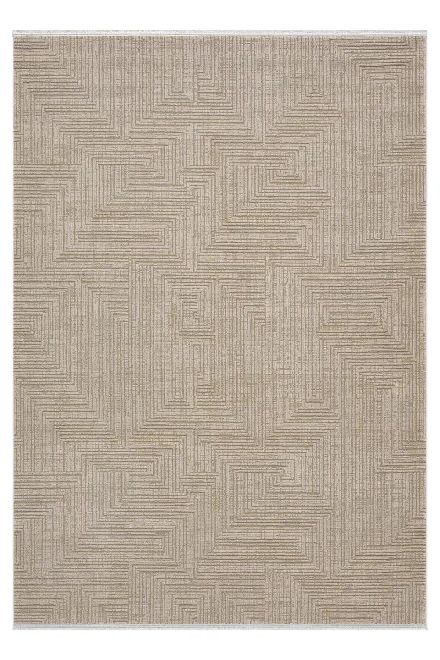 Seyran Halı Diva 0271 Vizon Akrilik Pamuk Taban Modern Halı