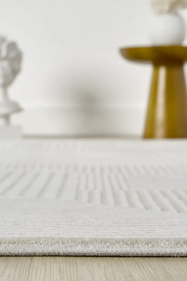 Seyran Halı Roma 427 Bej Akrilik Yüksek Kaliteli Modern Şık Halı