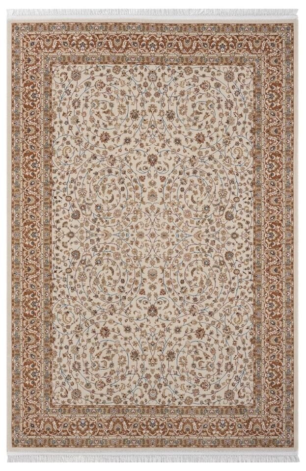 Royal Halı Jasmin IJ06A Krem Multi Etnik Desenli Akrilik Makine Halısı