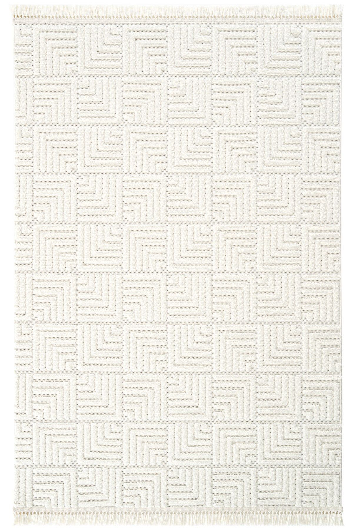 Luxess Halı Dizayn 1062 Krem Polyester Şönil İskandinav Tarz Yüksek Kaliteli Halı