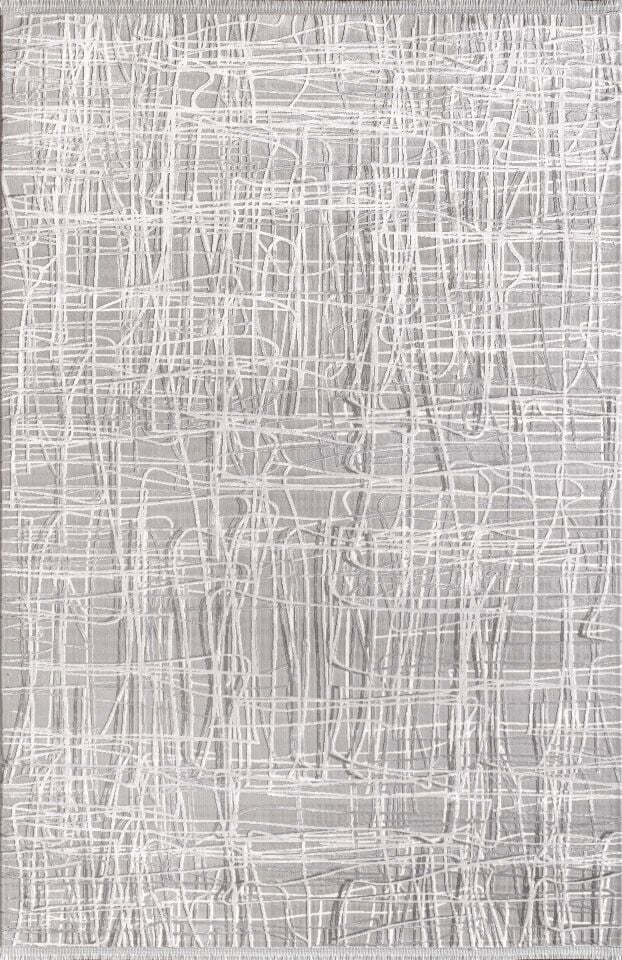 Artemis Halı Emma 09764E Krem Gri Viskon Akrilik Modern Oturma Odası ve Salon Halısı