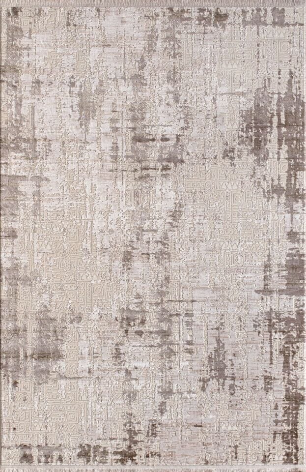 Artemis Halı Emma 09765C Bej Yeşil Viskon Akrilik Modern Oturma Odası ve Salon Halısı