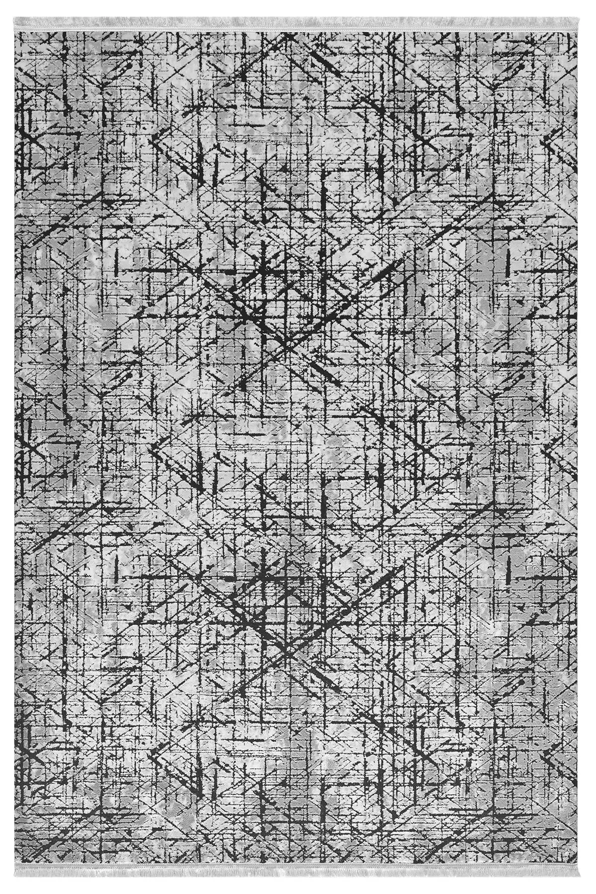 Seyran Halı Roma 421 Gri Siyah Yolluk