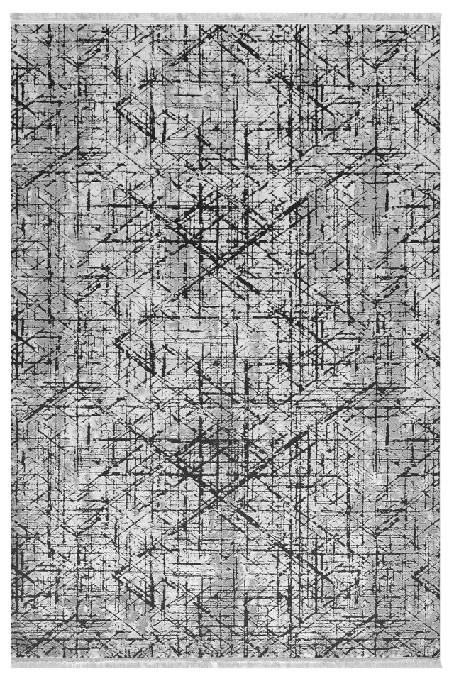 Seyran Halı Roma 421 Gri Siyah Yolluk