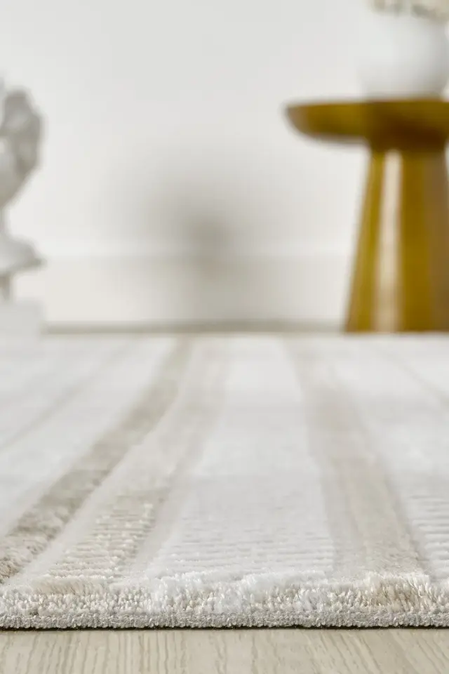 Seyran Halı Roma 428 Kahve Akrilik İskandinav Tarz Modern Şık Yüksek Kaliteli Halı