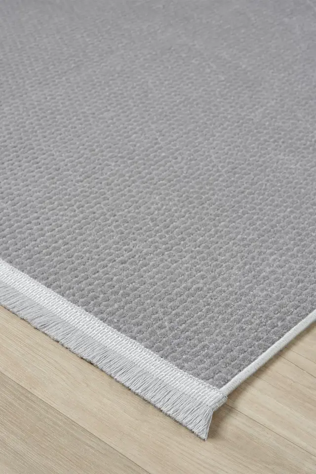 Seyran Halı Mono 889 Gri Yumuşak Dokulu Modern Şık Halı