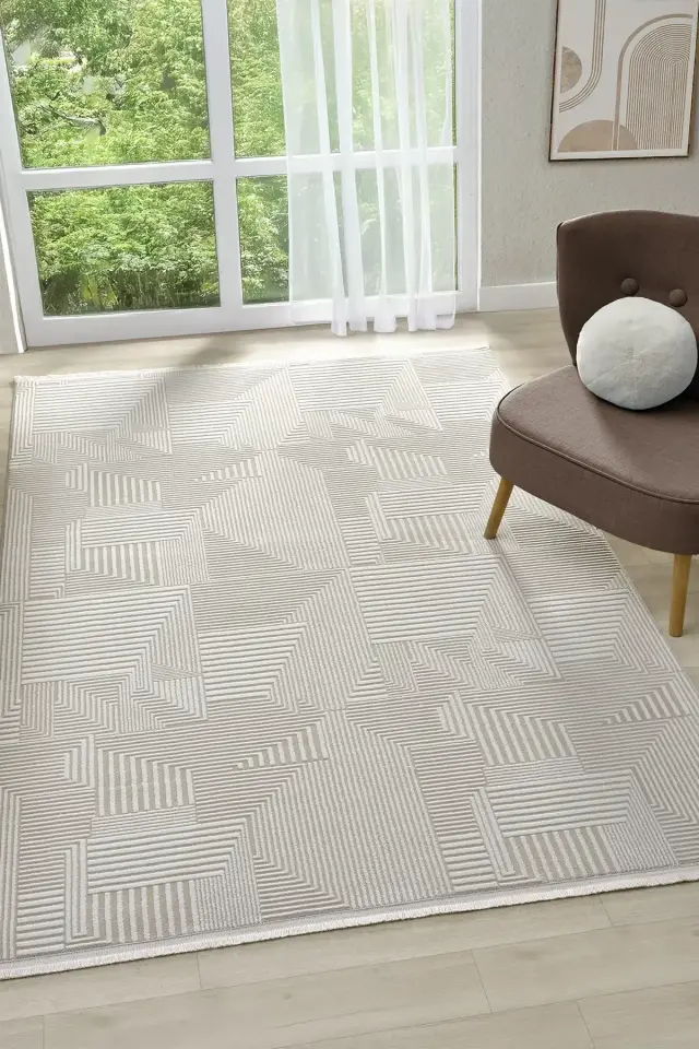 Seyran Halı Roma 427 Bej Yolluk