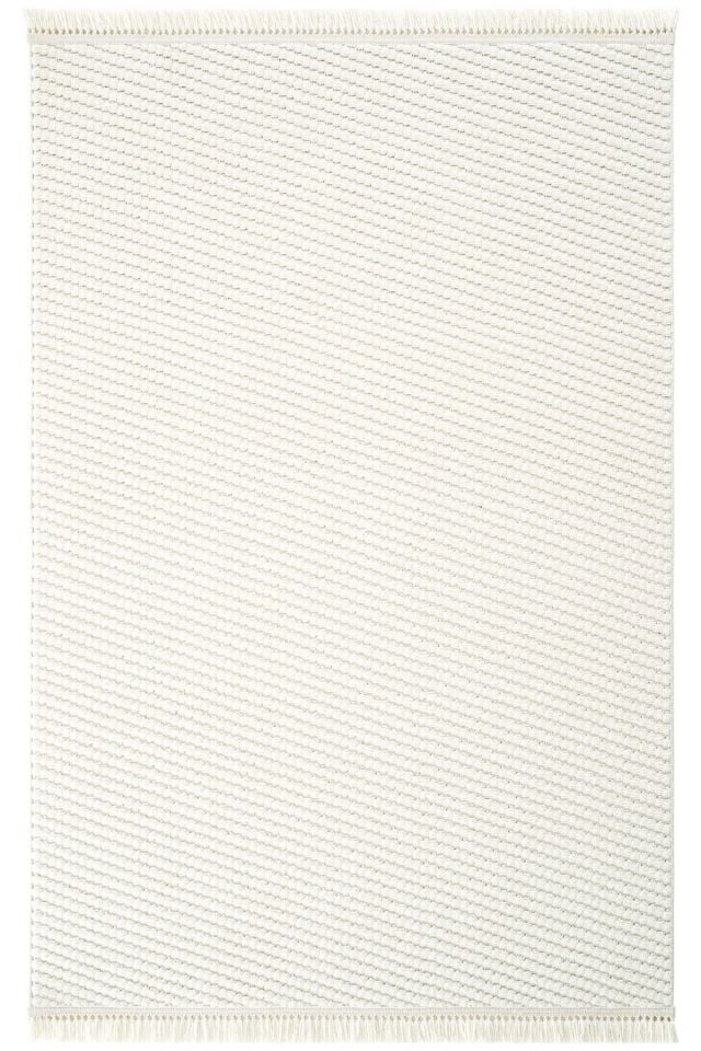 Luxess Halı Dizayn 1063 Krem Polyester Şönil İskandinav Tarz Yüksek Kaliteli Halı