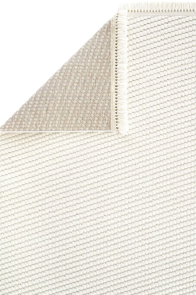 Luxess Halı Dizayn 1063 Krem Polyester Şönil İskandinav Tarz Yüksek Kaliteli Halı