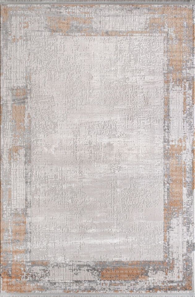 Artemis Halı Davina 09776D  Krem Gold Viskon Akrilik Yumuşak Dokulu Modern Oturma Odası ve Salon Halısı