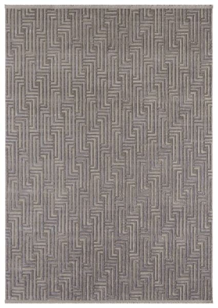 Luxess Halı Hermes 1040 Gri Polyester Yolluk