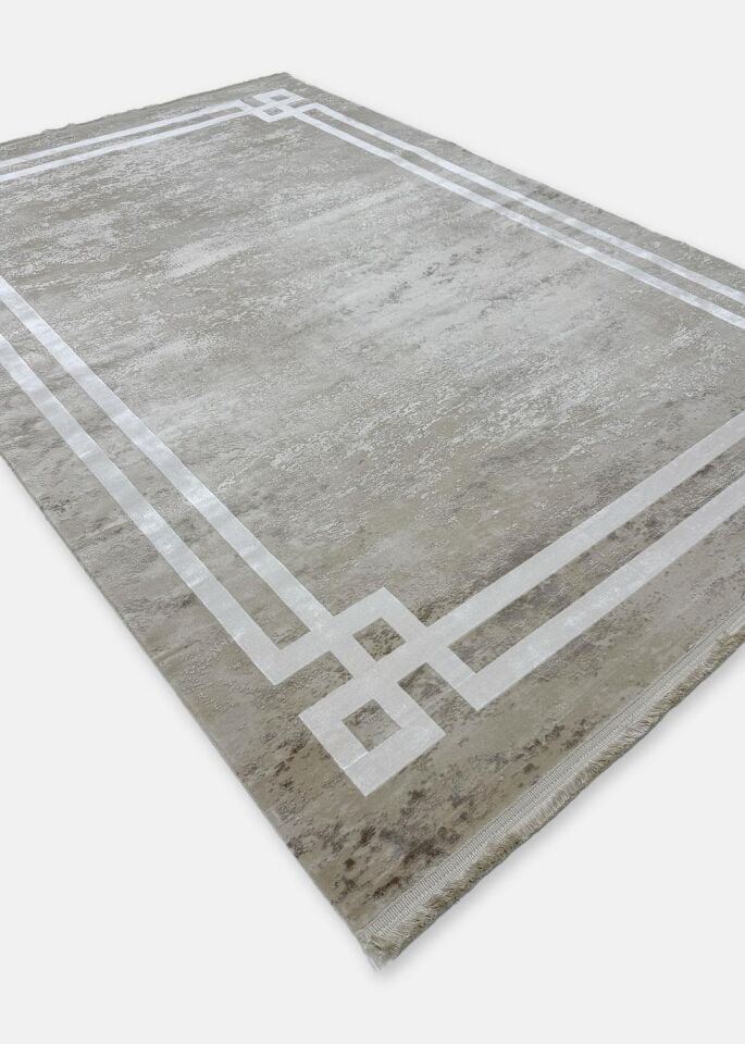 Pierre Cardin Halı Monet MT18K Bej Modern Desenli Şık Makine Dokuması Halı