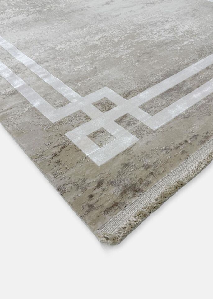 Pierre Cardin Halı Monet MT18K Bej Modern Desenli Şık Makine Dokuması Halı