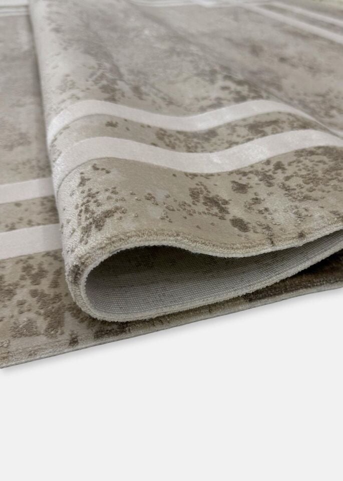 Pierre Cardin Halı Monet MT18K Bej Modern Desenli Şık Makine Dokuması Halı