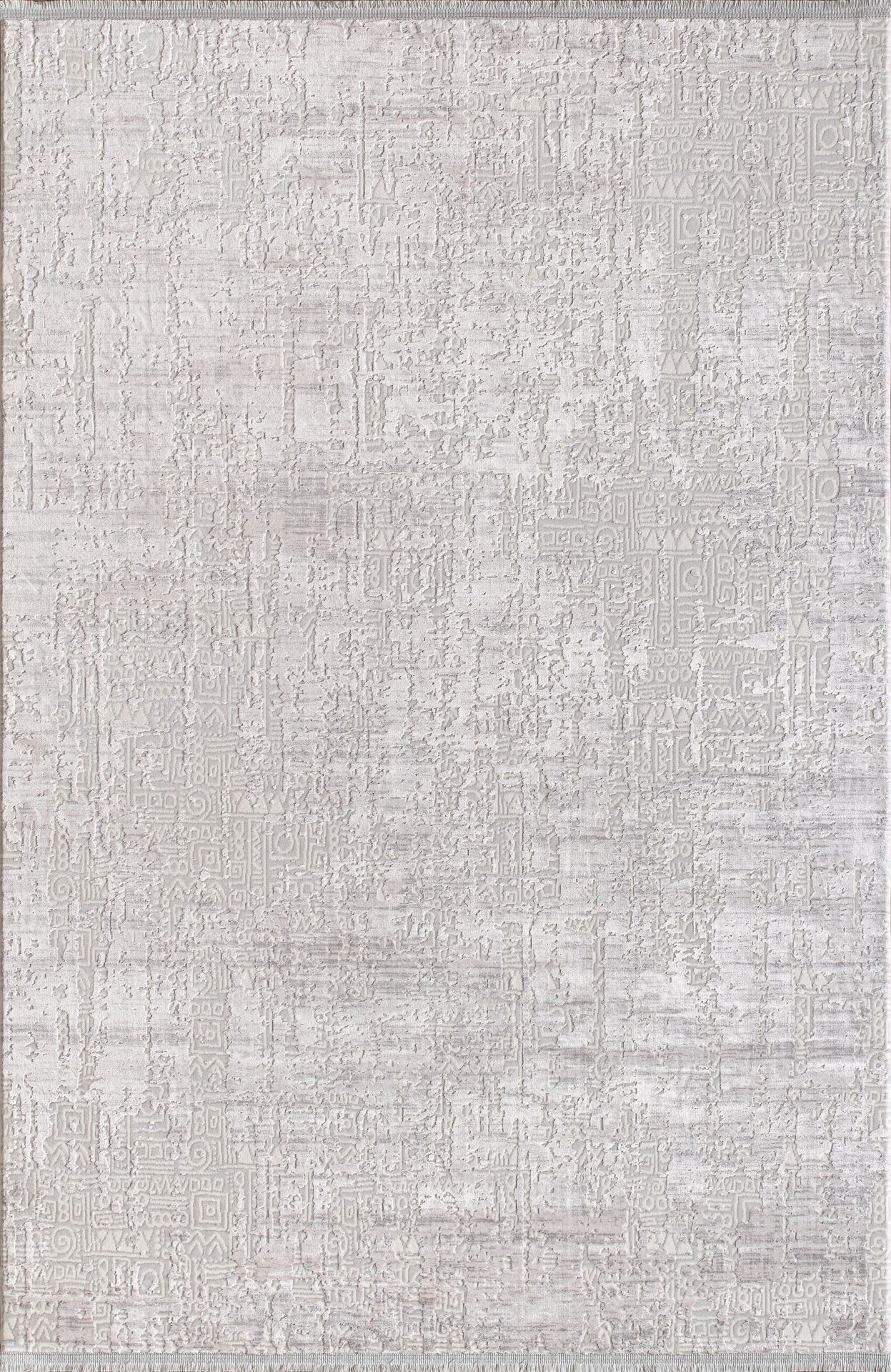 Artemis Halı Emma 09765D Krem Gri Viskon Akrilik Modern Oturma Odası ve Salon Halısı