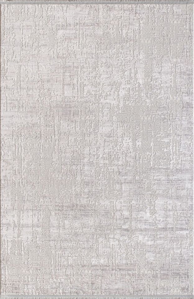 Artemis Halı Emma 09765D Krem Gri Viskon Akrilik Modern Oturma Odası ve Salon Halısı