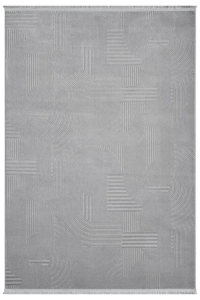 Seyran Halı Mono 888 Gri Yumuşak Dokulu Modern Şık Yolluk