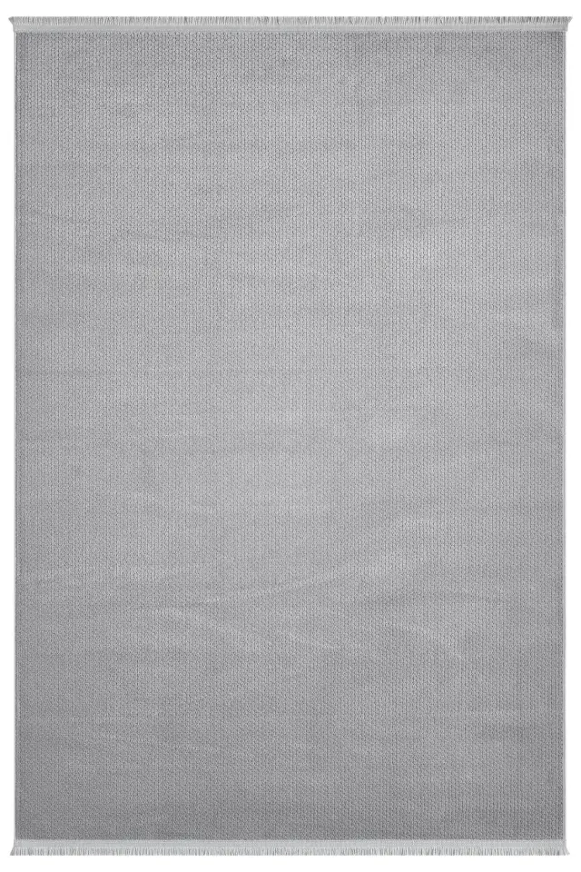 Seyran Halı Mono 889 Gri Yumuşak Dokulu Modern Şık Yolluk