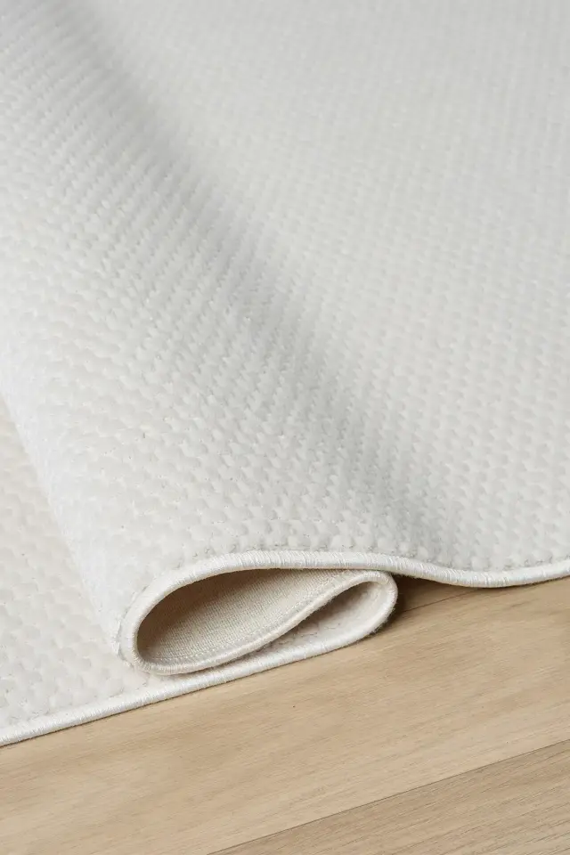 Seyran Halı Mono 889 Krem Yumuşak Dokulu Modern Şık Yolluk