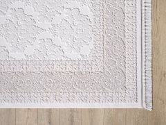 Artemis Halı Vanessa 6151D Gri Akrilik Polyester Çerçeveli Modern Halı