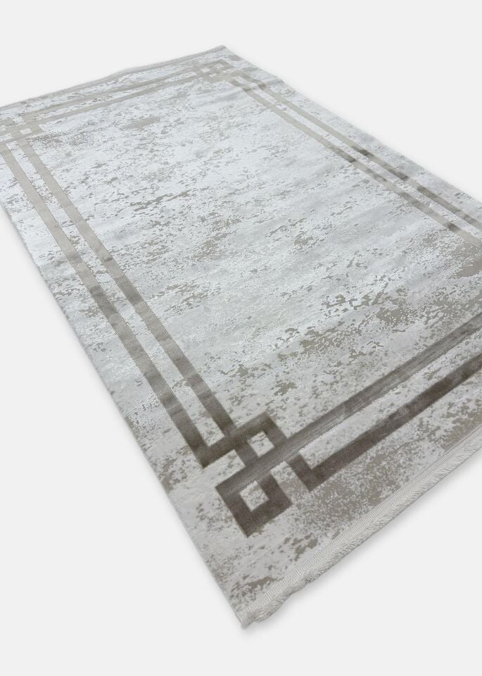 Pierre Cardin Halı Monet MT18L Bej Modern Desenli Şık Makine Dokuması Halı