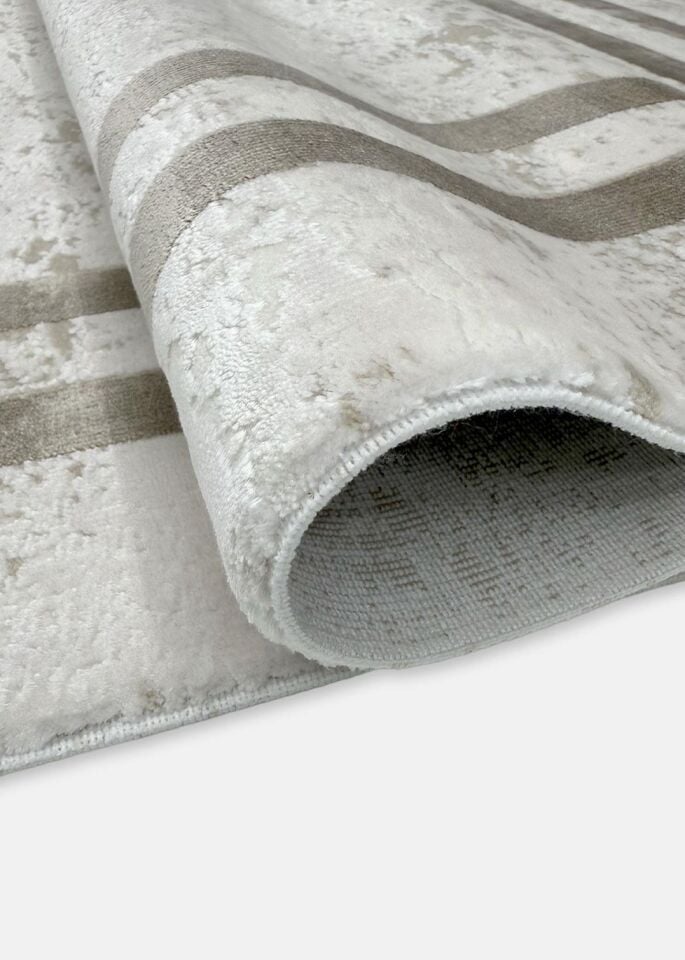 Pierre Cardin Halı Monet MT18L Bej Modern Desenli Şık Makine Dokuması Halı