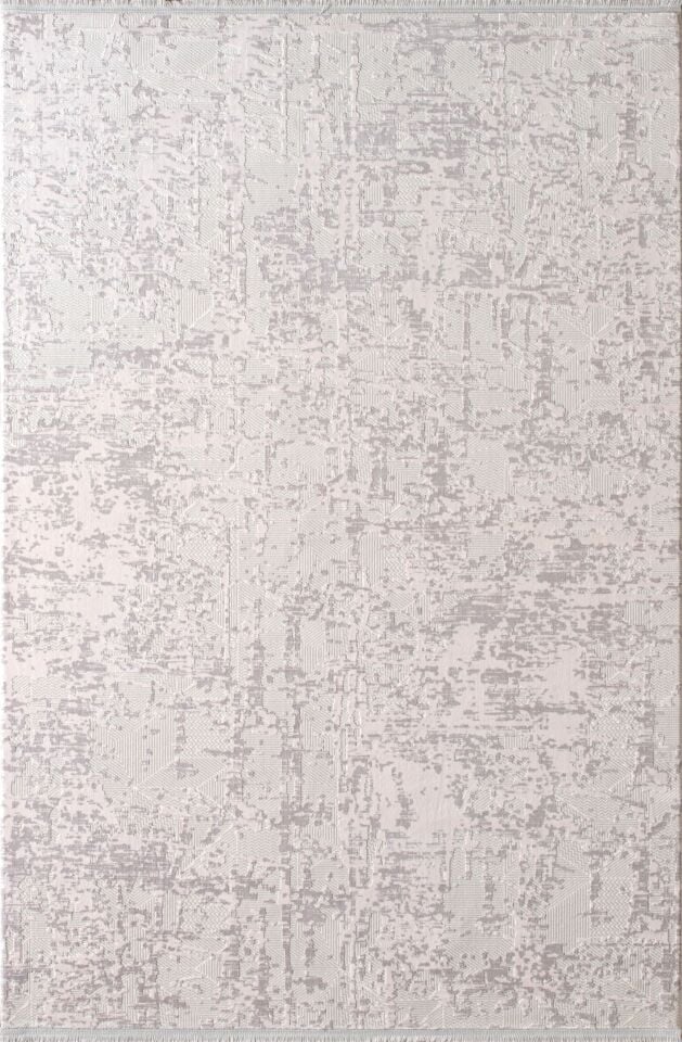 Artemis Halı Emma 09766C Krem Gri Viskon Akrilik Modern Oturma Odası ve Salon Halısı