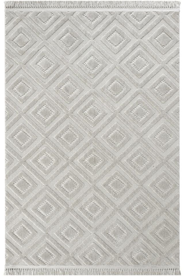 Luxess Halı Dizayn 1089 Gri Polyester Şönil İskandinav Tarz Yüksek Kaliteli Halı