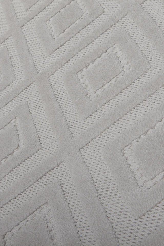 Luxess Halı Dizayn 1089 Gri Polyester Şönil İskandinav Tarz Yüksek Kaliteli Halı