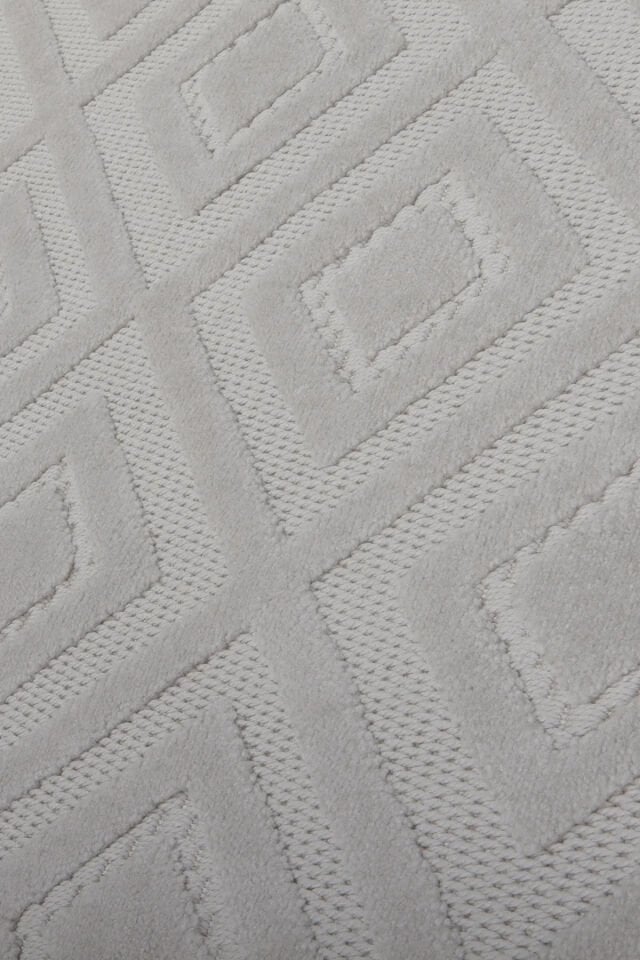 Luxess Halı Dizayn 1089 Gri Polyester Şönil İskandinav Tarz Yüksek Kaliteli Halı