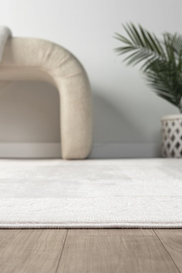 Seyran Halı Diva 0277 Krem Akrilik Pamuk Taban Çerçeveli Halı