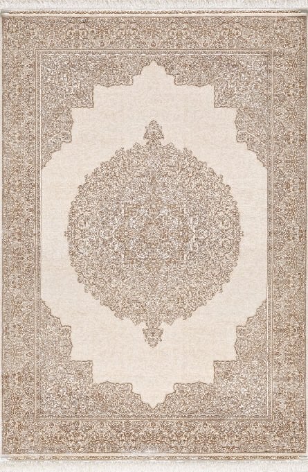 Pierre Cardin Halı Persia YZ05A Bej Yumuşak Dokulu Yüksek Kalite Sık Dokuma Ipek Halı