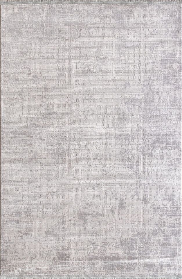 Artemis Halı Davina 09781C  Krem Gri Viskon Akrilik Yumuşak Dokulu Modern Oturma Odası ve Salon Halısı